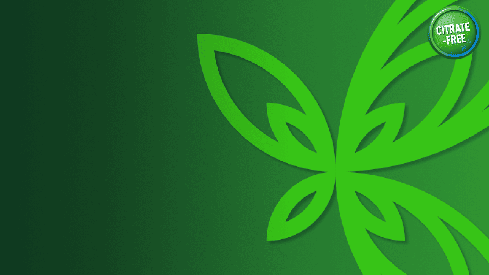 Green Flower Pattern On Green Background Banner