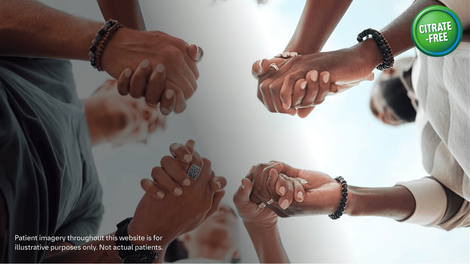 Group Of People In A Circle Holding Hands