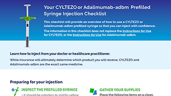Prefilled Syringe Injection Checklist Download